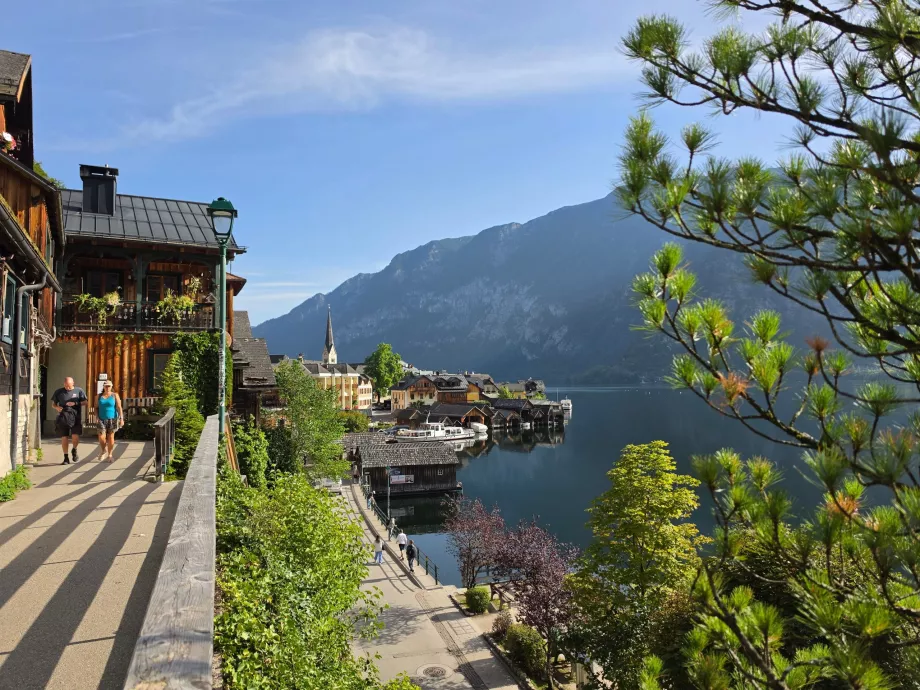 Udsigt over Hallstatt fra Hallberg Street