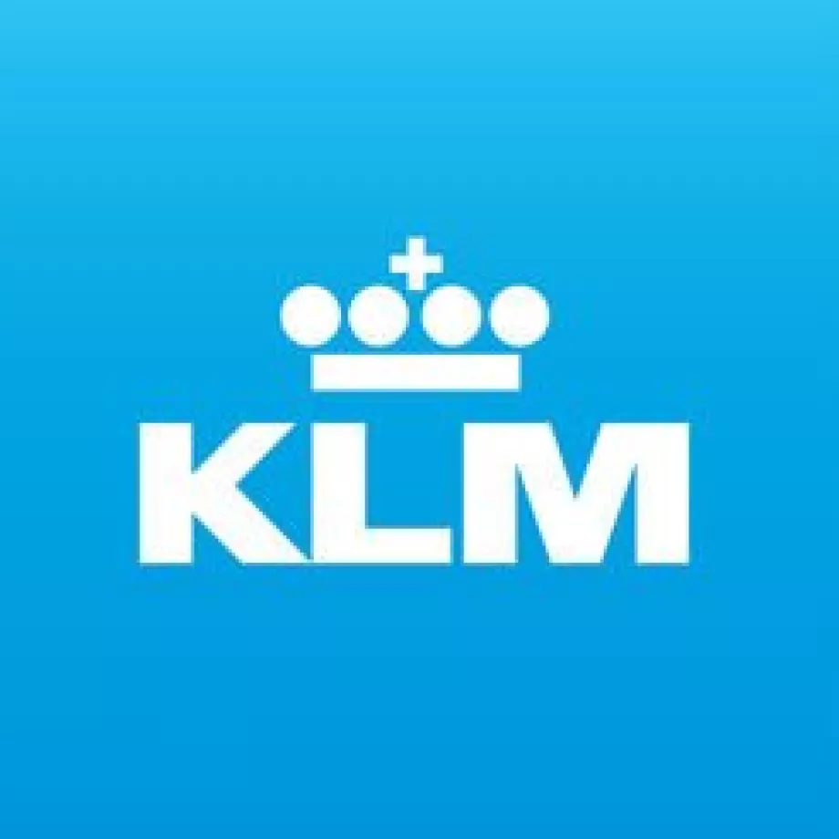 Rabat med KLM-logo