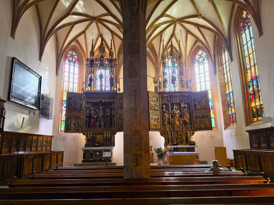 Berømte alter i den katolske kirke i Hallstatt
