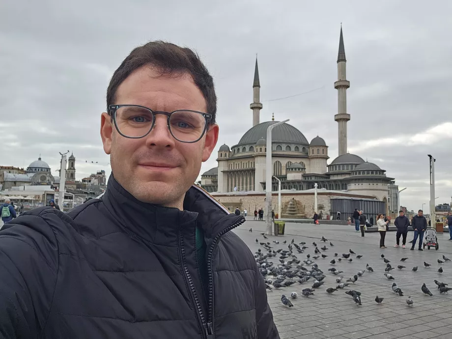 Mig på Taksim-pladsen