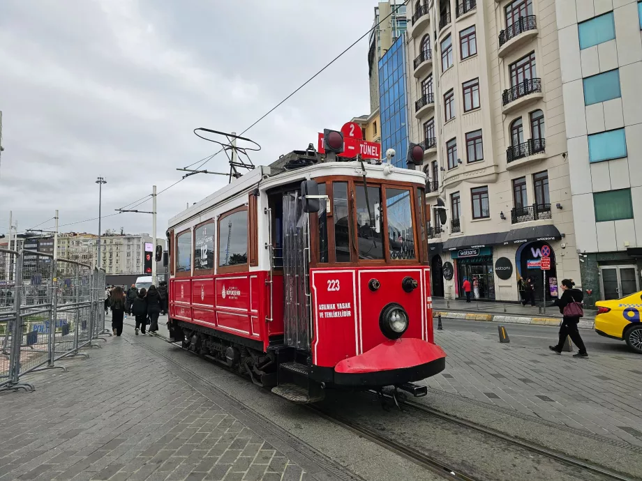 Historisk Taksim - Tünel-sporvogn