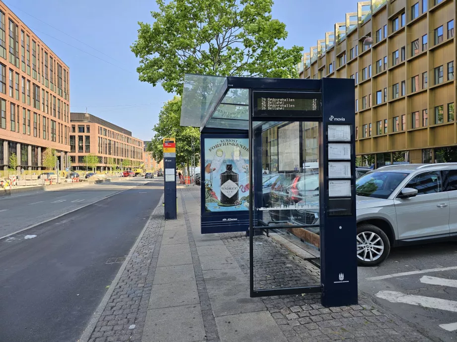 Busstoppested i København
