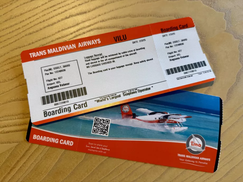 Flybilletter Trans Maldivian Airways
