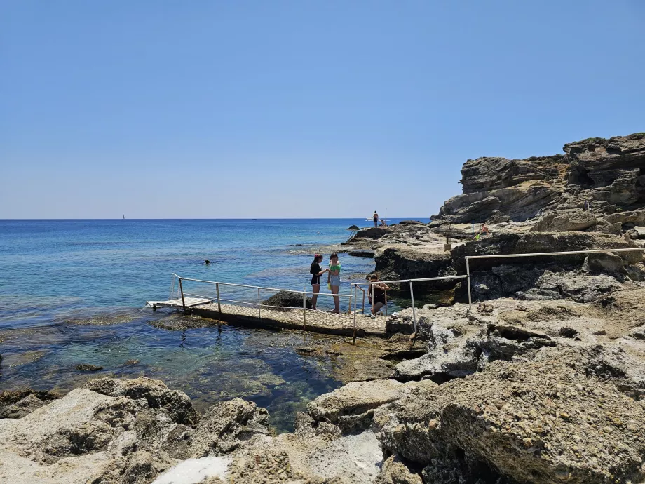 Strand nær Kallithea Springs