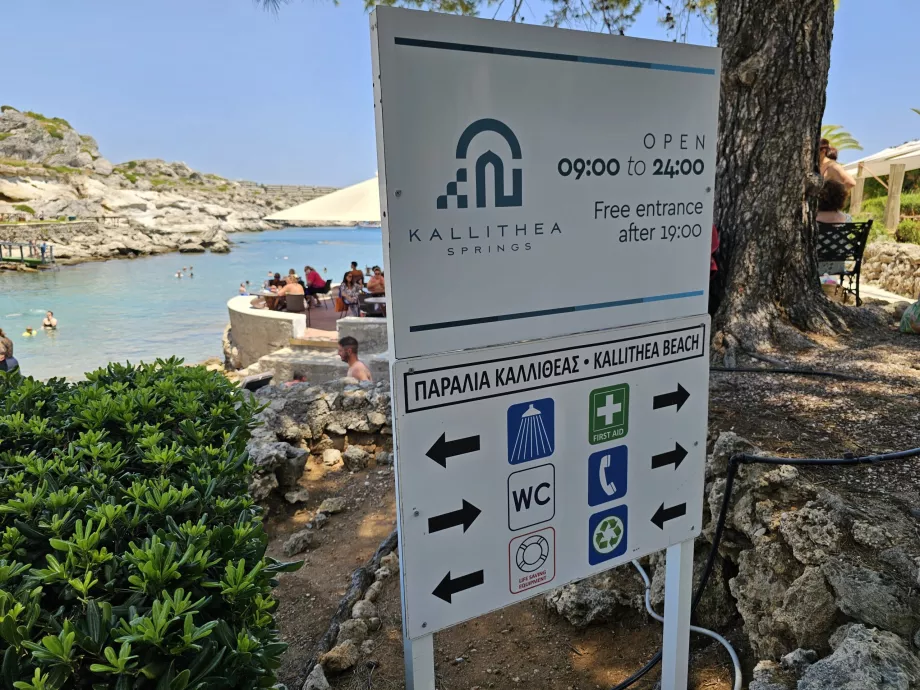 Åbningstider Kallithea Springs