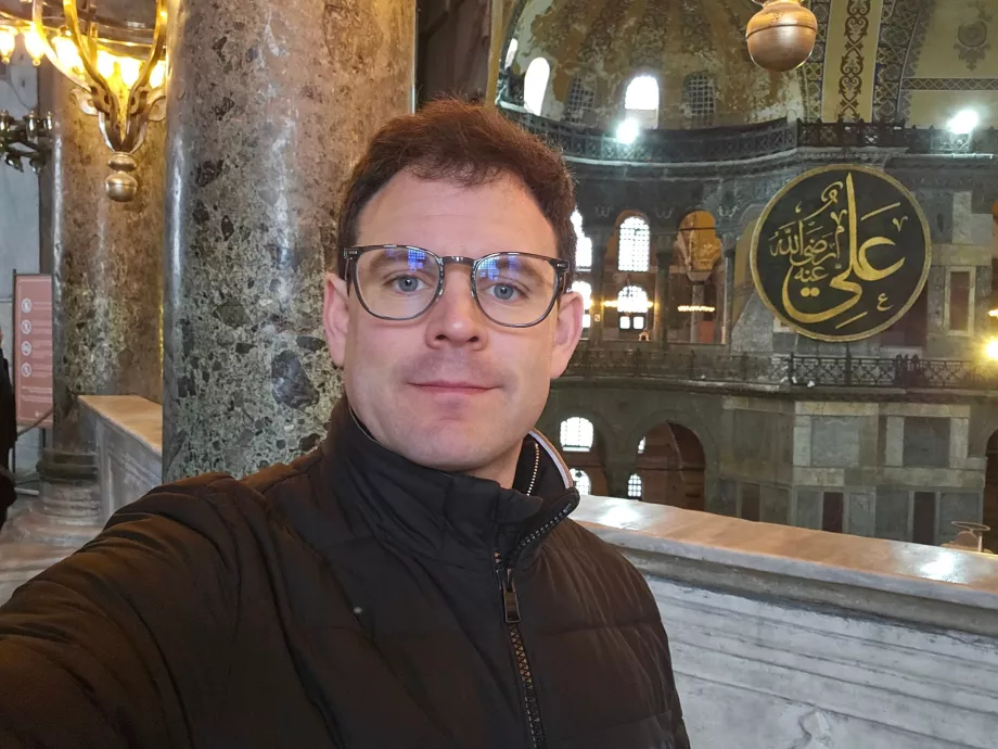 Mig i Hagia Sofia-moskéen