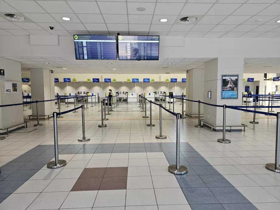 Afgangshallen i Terminal 1