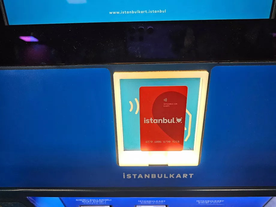 IstanbulKart genopladningsmaskine