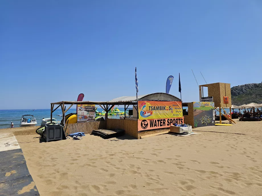Vandsport, Tsambika strand