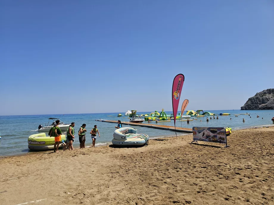 Vandsport, Tsambika strand