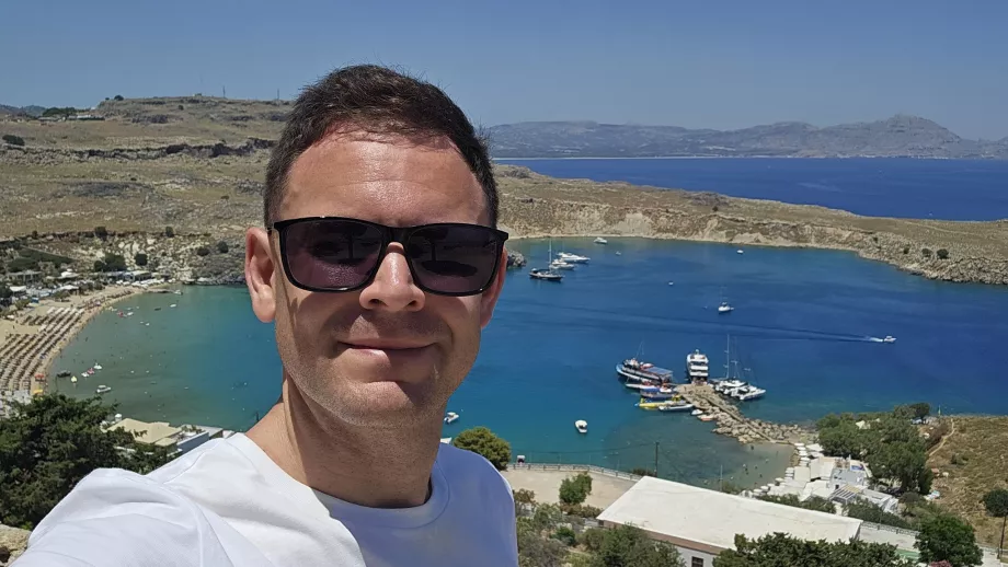 Christopher, Akropolis i Lindos