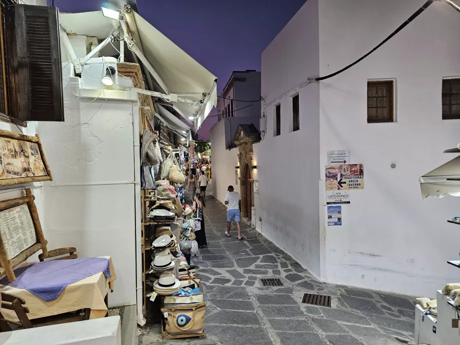 Lindos butikker