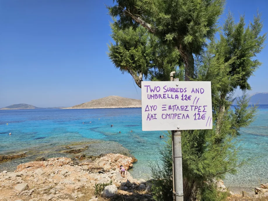 Priser, Ftenagia strand
