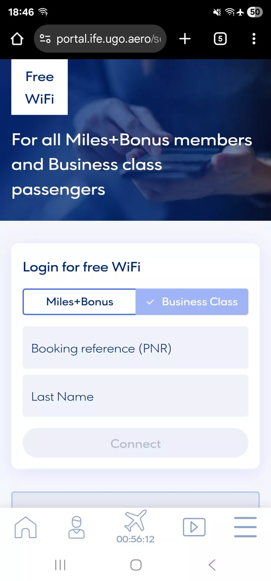 Wi-fi i flyet