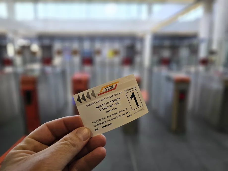 Papirbillet til offentlig transport