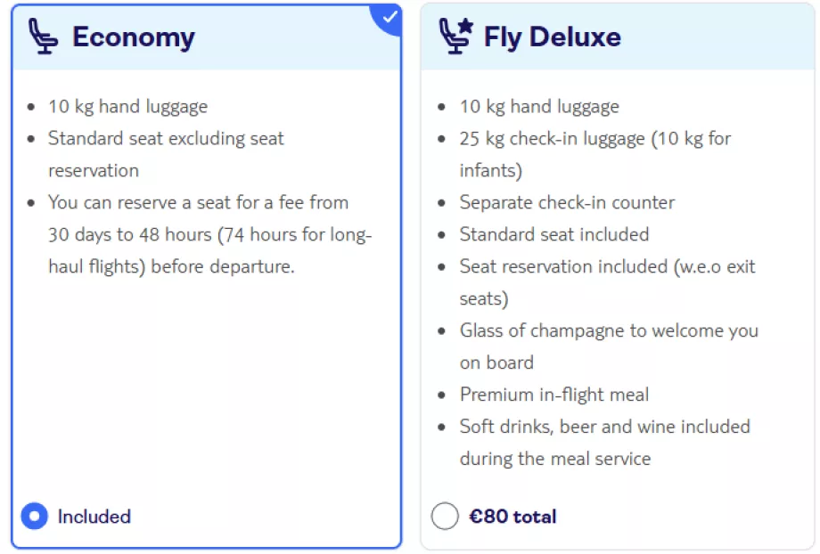 Tui fly Belgien, priser