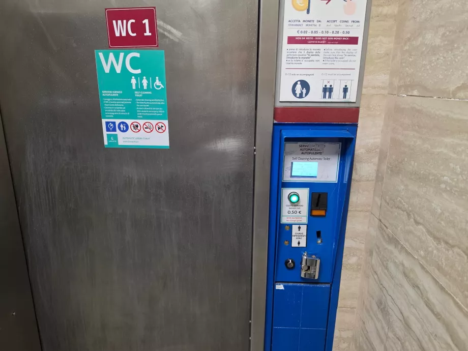 50 cent for toilettet i metroen