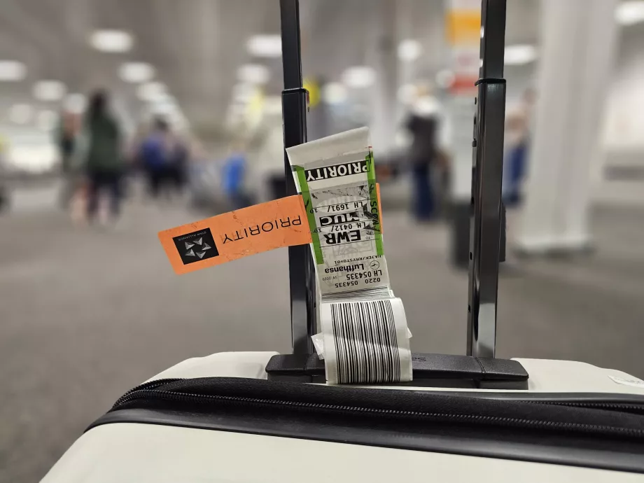 Prioriteret bagagemærke