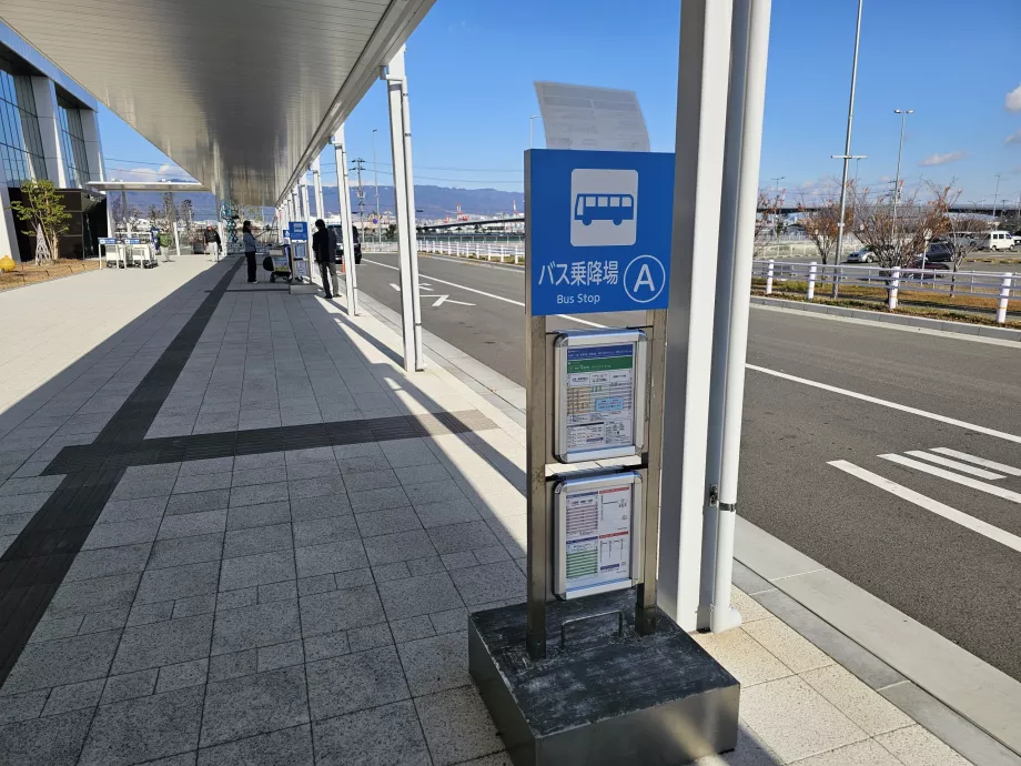 Busstoppested til centrum af Kobe
