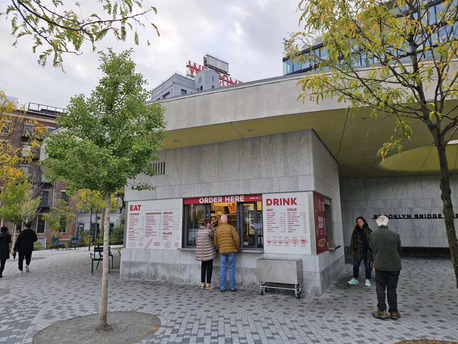 Forfriskninger i Brooklyn Bridge Park