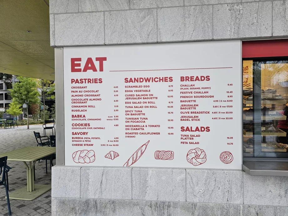 Priser på forfriskninger