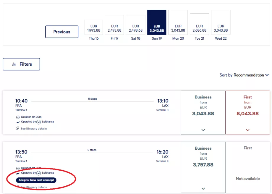 Eksempel på beskrivelse af "Allegris"