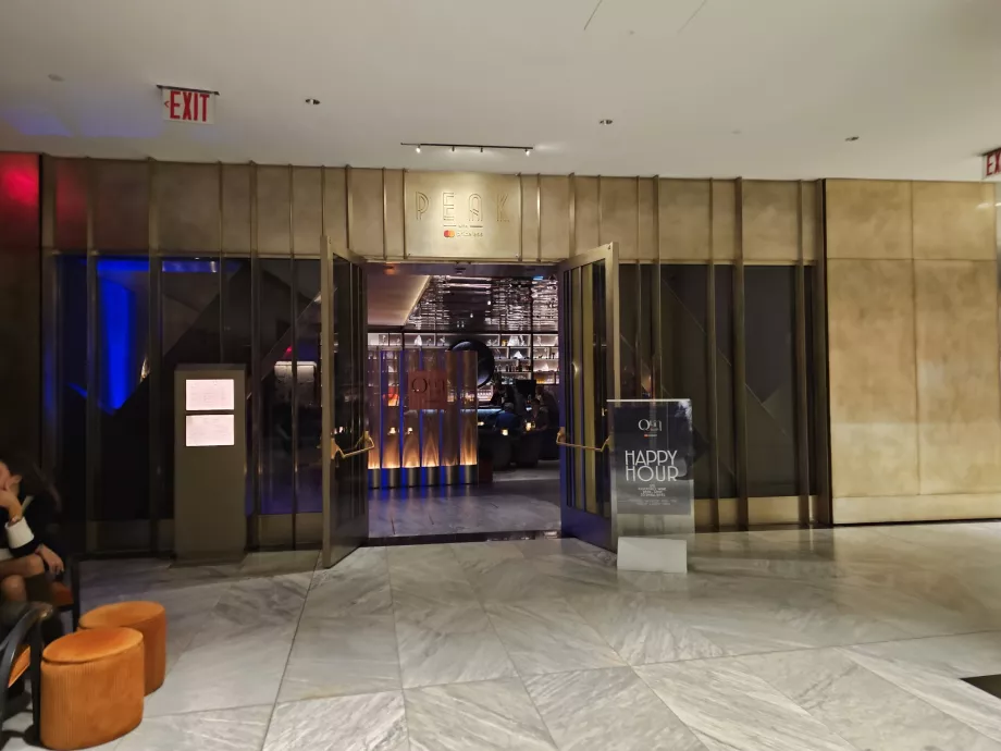 Indgang til Peak Restaurant