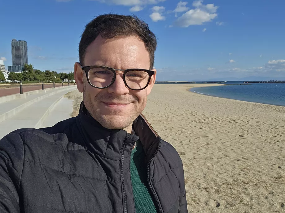 Mig på Suma Beach om vinteren