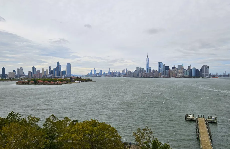 Udsigt fra Frihedsgudindens piedestal