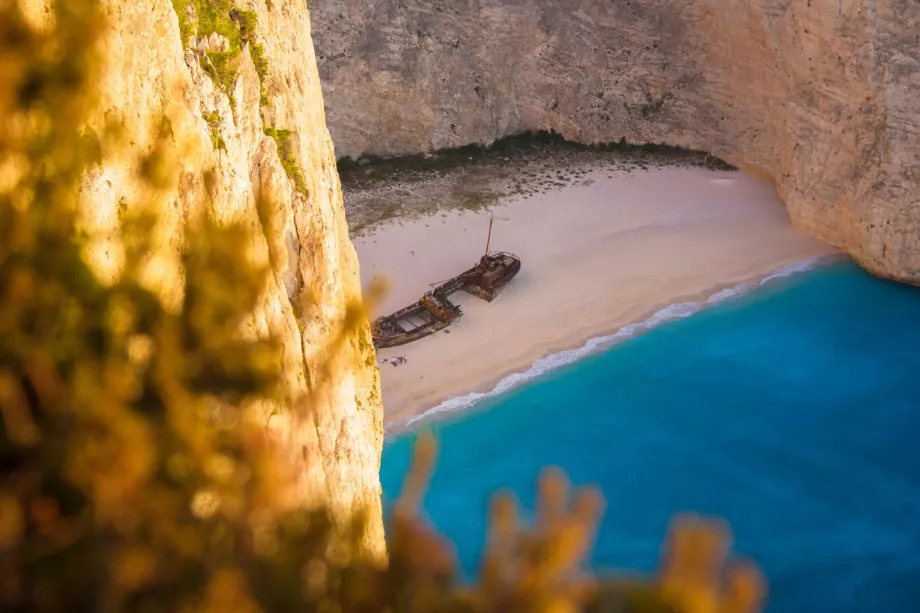 Navagio Strand i detaljer
