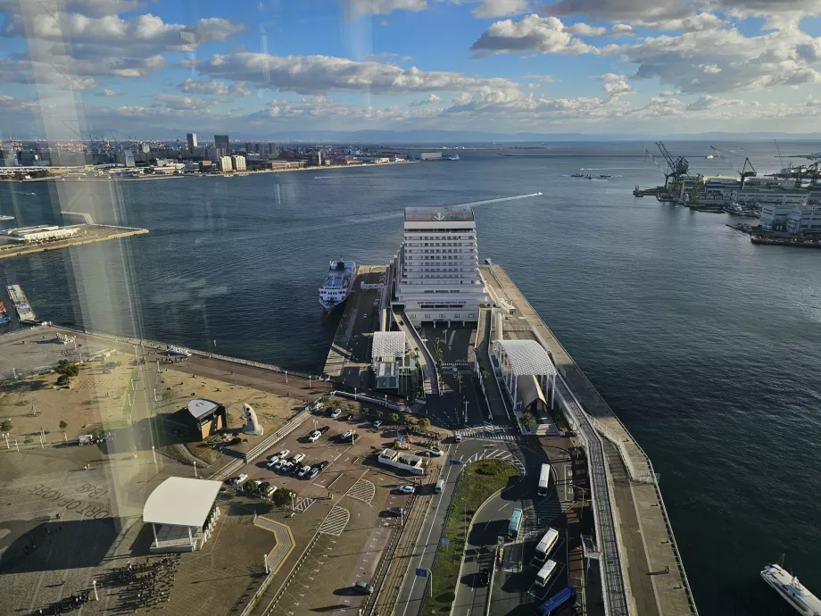 Udsigt fra Kobe Port Tower