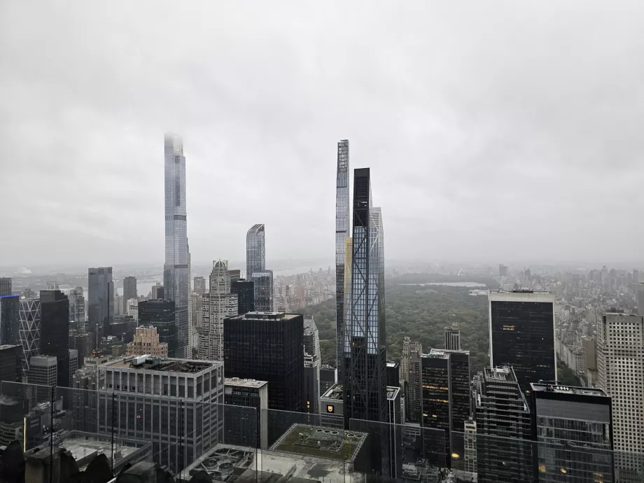 Rockefeller Center - udsigt mod Central Park