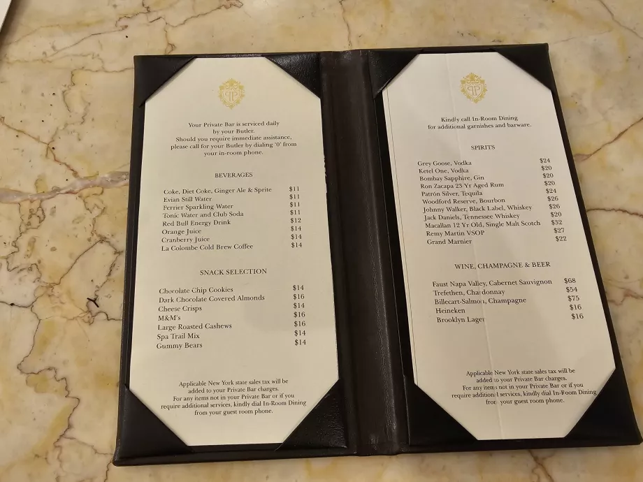 Priser på minibarer