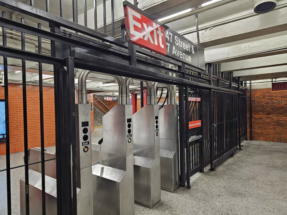 Udgang fra metrostationen