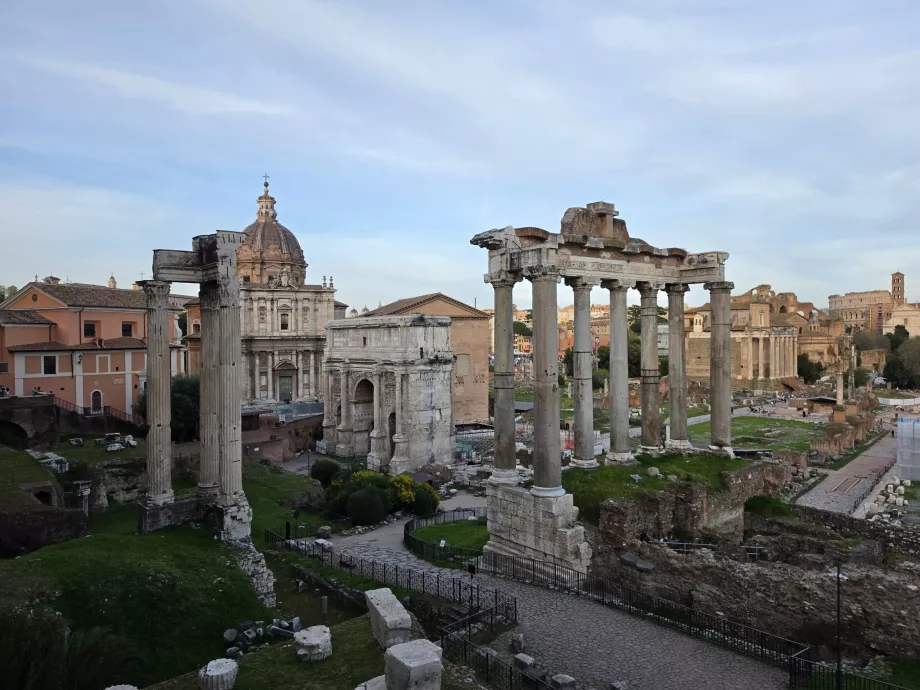 Udsigt over Forum Romanum fra Capitol