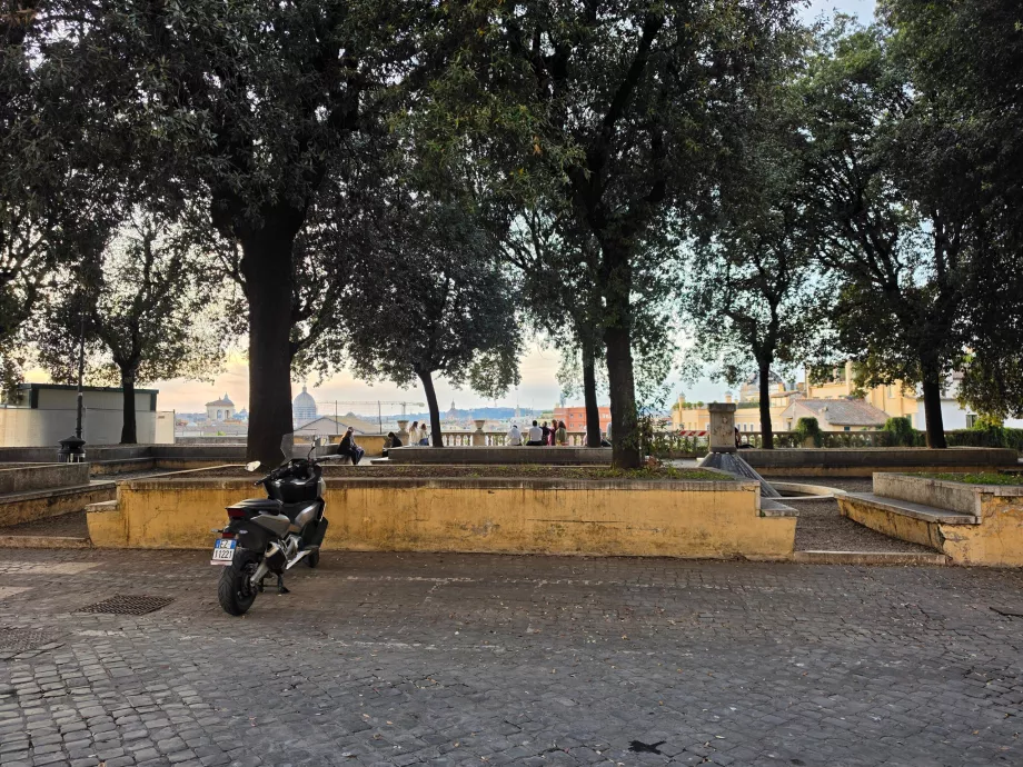 Udsigtspunkt ved Piazza del Campidoglio