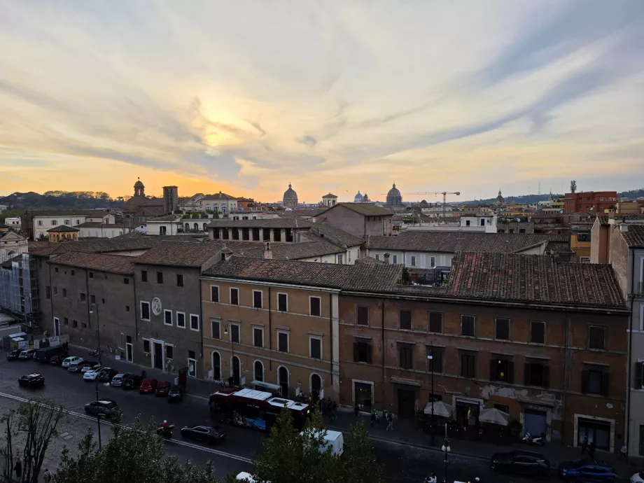 Udsigtspunkt ved Piazza del Campidoglio