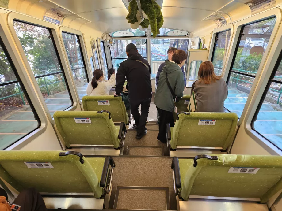 Det indre af Maya-svævebanen