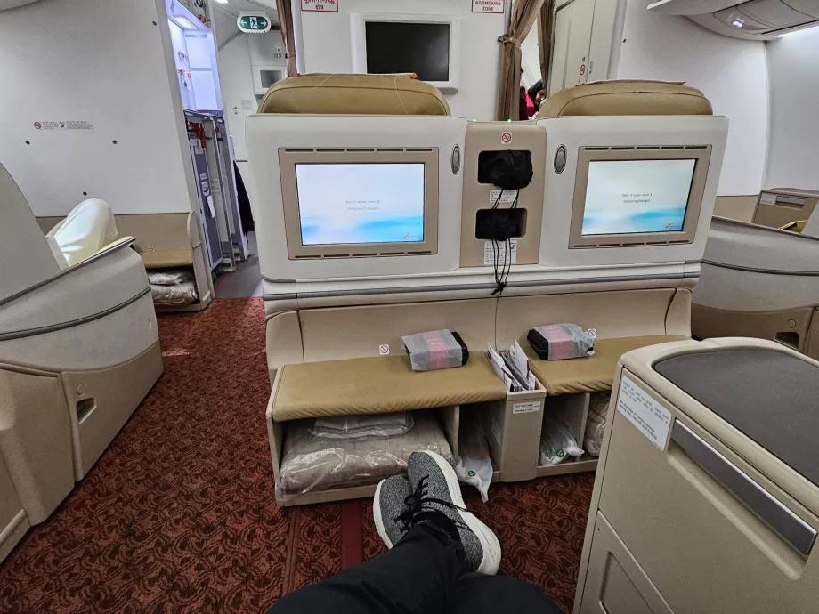 Benplads, Boeing 787, sæde 2D