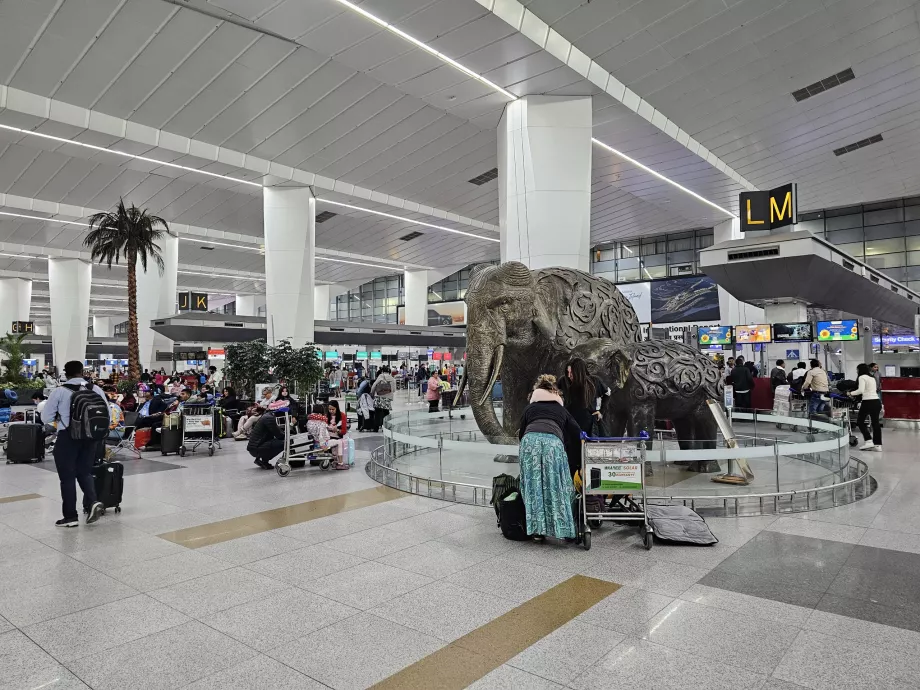 Check-in hal, Terminal 3
