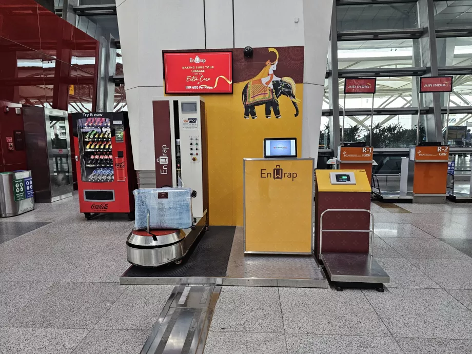 Indpakning af bagage, Terminal 3