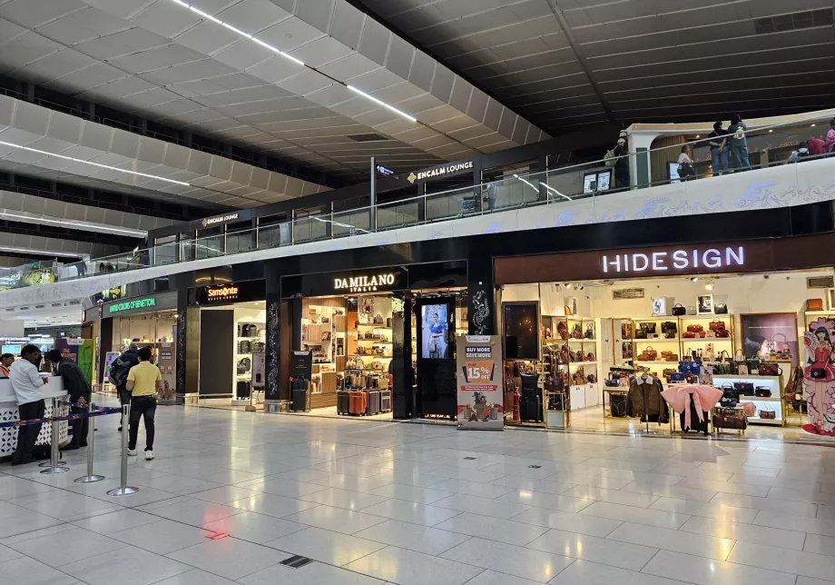Butikker, transit, terminal 3