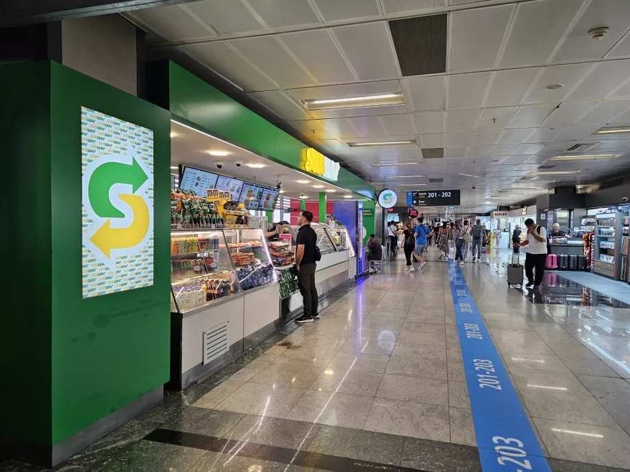 Fastfood Subway i transitdistriktet