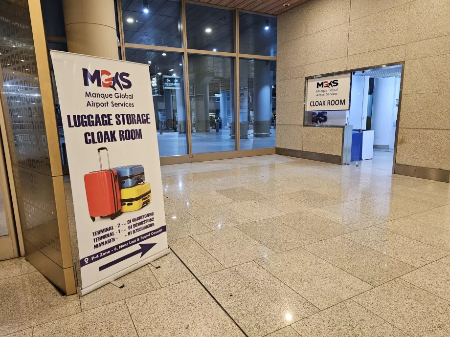 Bagageopbevaring, Terminal 2