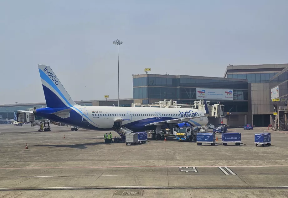 IndiGo, Airbus A320, Mumbai Lufthavn