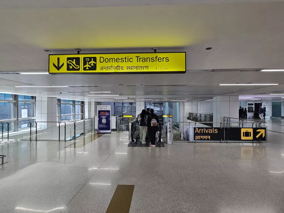 Transfer fra indenrigsfly til indenrigsfly, Terminal 3