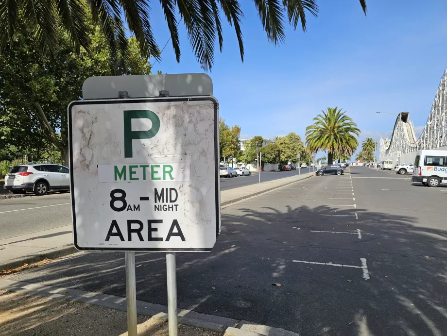 Skilte til betalt parkering