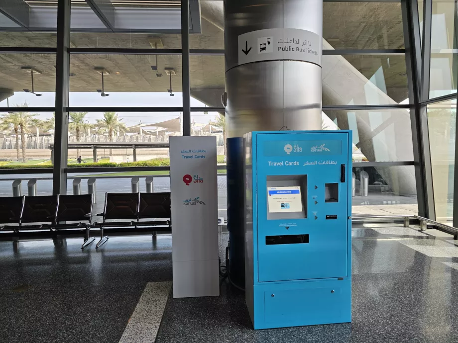 Automat til salg af busbilletter