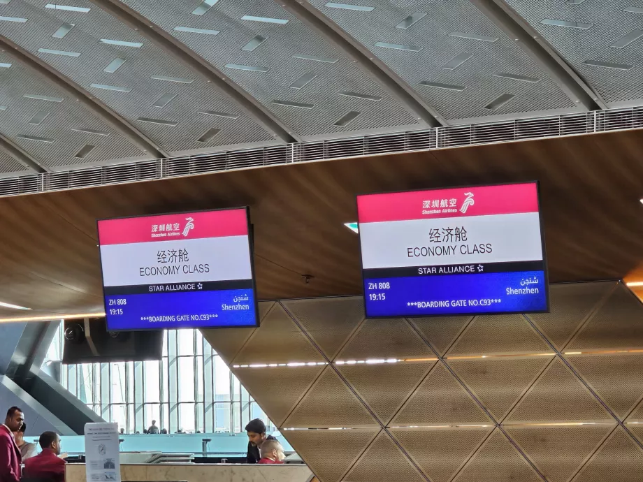 Check-in i lufthavnen