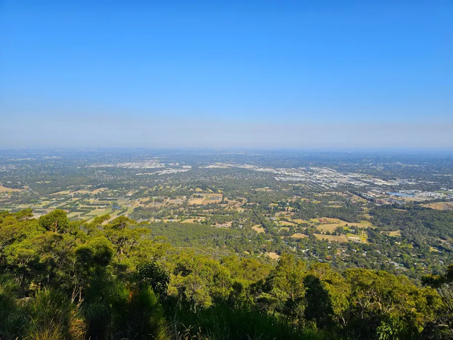 Udsigt fra Dandenong Ranges